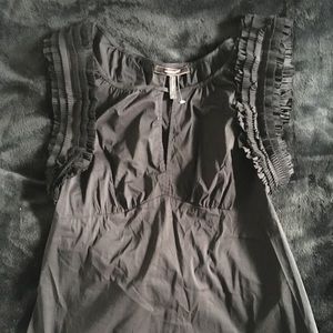 BCBGMaxazria beautiful light black top M